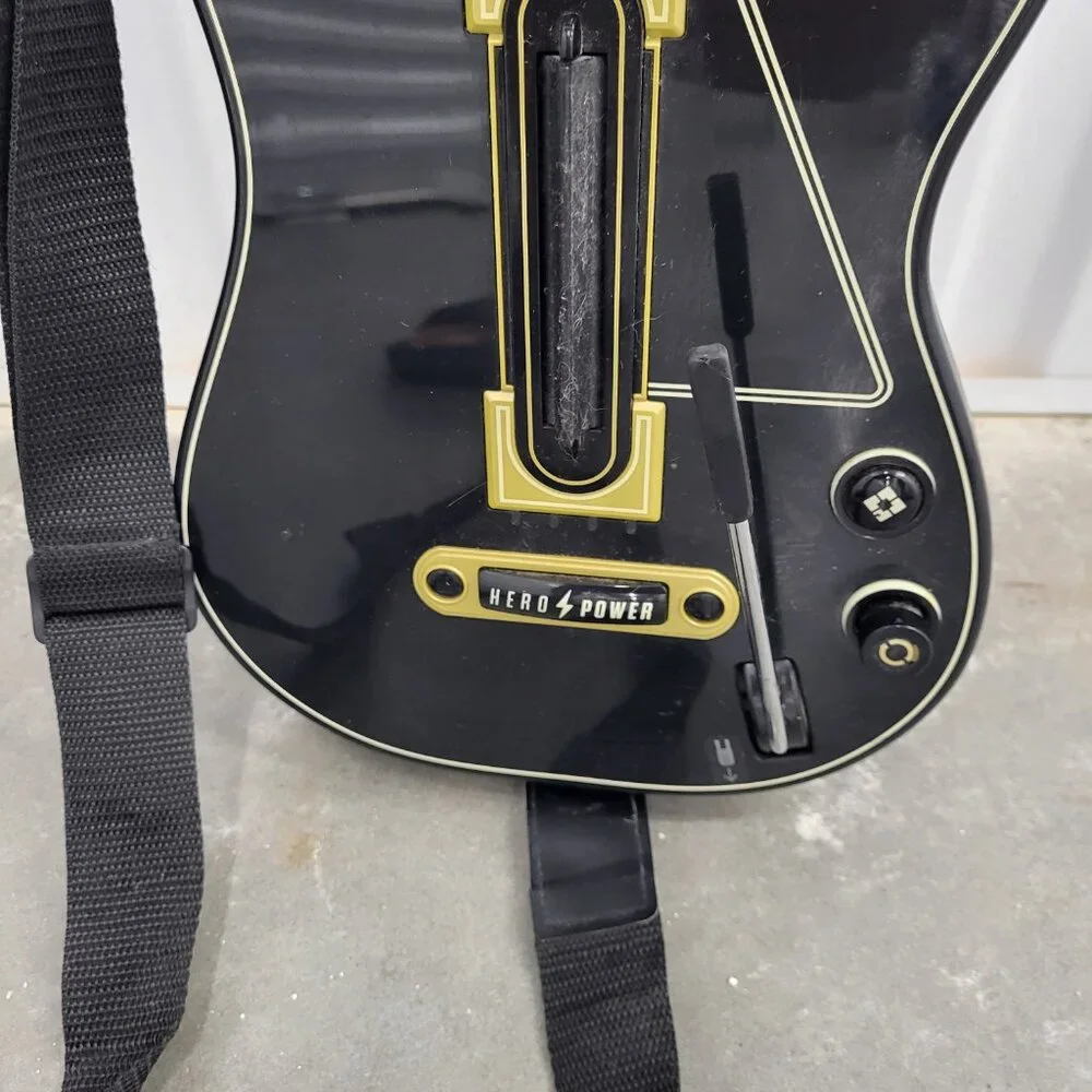 Activision Guitar Hero Power Wireless Controller Xbox 360 PS3 Guitar NO DONGLE